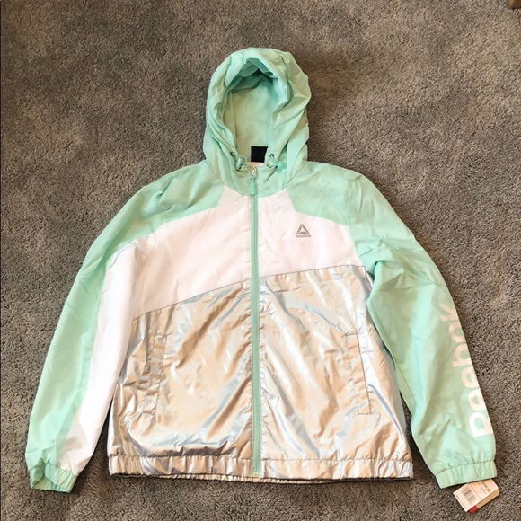 NWT Women’s Reebok Fleece Lined Windbreaker Jacket - Picture 6 of 13